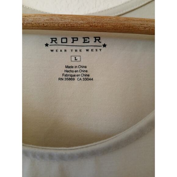 Roper tank top thunderbird graphic with fringe - Picture 2 of 5